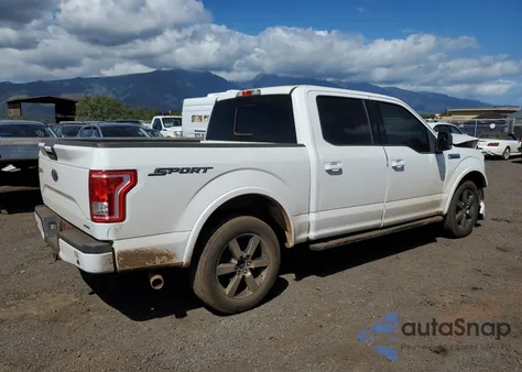 2015 Ford F150 Supercrew z USA, uszkodzony, nr VIN 1FTEW1CFXFFC94975